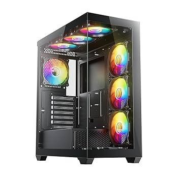 Amazon.com: Sevenhero EL2 Gaming ATX PC Case, Mid-Tower
